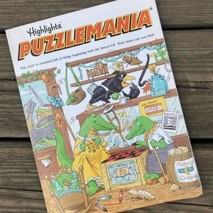 HIGHLIGHTS FOR CHILDREN PUZZLEMANIA VINTAGE PUZZLE PAPERBACK NOSTALGIC FUN